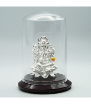 Ganesha-silver-murti