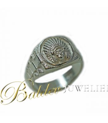 Rolexring-indianenhoofd-zilver