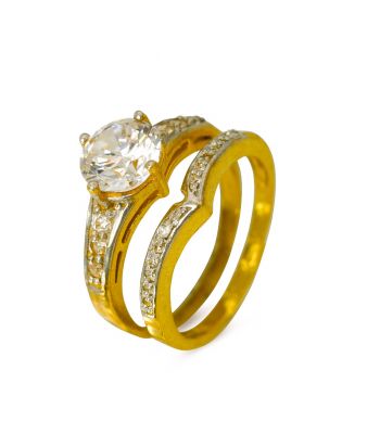 Engagement double ring Mihira