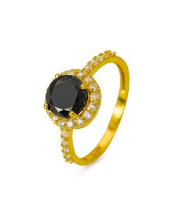 Dames ring Kiyana zwart
