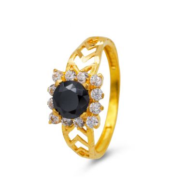 Dames ring Shaivi zwart