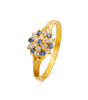 Dames ring Advita blauw