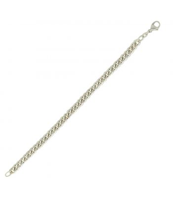 Zilveren Heren Bracelet Gourmet Schakel 6,3 mm