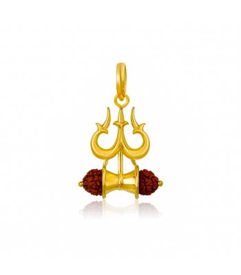 Hanger rudhraksha damru trishul 423