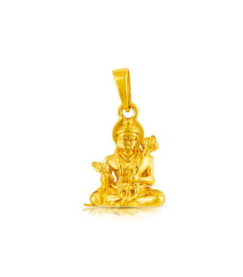 hanger shree hanuman full gold sitting pose 923