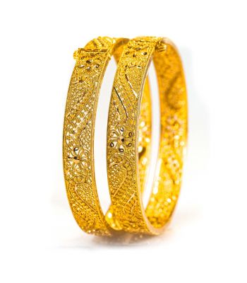 2 stuks Indiase gouden dames armbanden Megha 423