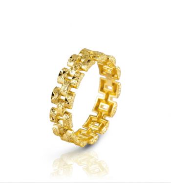 Surinaamse Rolex Ring 14kt Maat 64