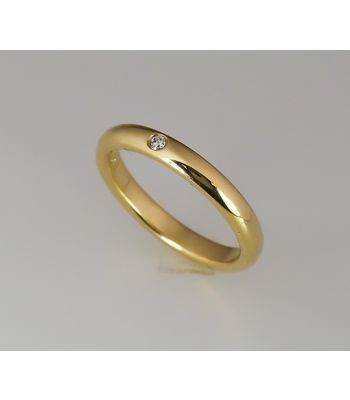 Tiffany ring Elsa Peretti 18kt goud met 0.02ct diamant 