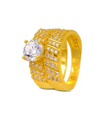 Engagement double ring Nitara