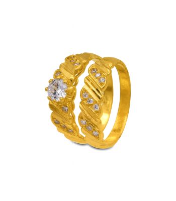 Engagement double ring Jisha