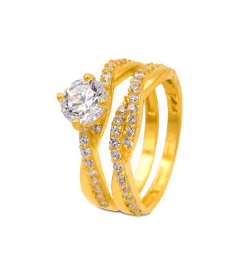 Engagement double ring Mahira