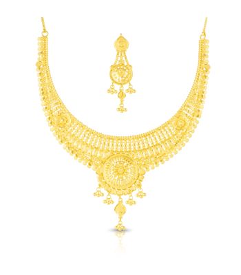 Indiase Dames Collier Met Oorbellen ziya 1025